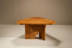 Silvio Coppola Triangular Italian Dining Table by Silvio Coppola for Montina Italy 1970s - 4617884