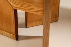 Silvio Coppola Triangular Italian Dining Table by Silvio Coppola for Montina Italy 1970s - 4617885