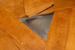 Silvio Coppola Triangular Italian Dining Table by Silvio Coppola for Montina Italy 1970s - 4617886