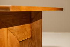 Silvio Coppola Triangular Italian Dining Table by Silvio Coppola for Montina Italy 1970s - 4617891