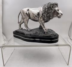 Simba Solid 999 Silver Large Realistic Sculpture of Lion by R Taylor - 3333176