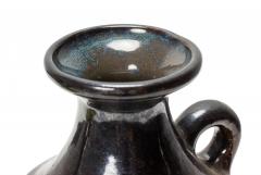 Similar German Yellow and Green Patterned Band Brown Glazed Ceramic Jugs - 4197023
