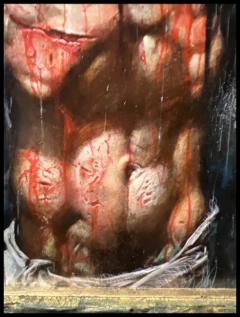 Simon Bisley Jesus in Agony no holds barred By Simon Bisley Original Art - 3880860