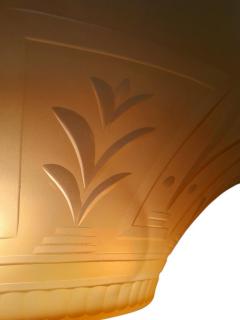 Simon Gate Art Deco Pendant by Simon Gate or Edward Hald Swedish Grace Orrefors 1920 30s - 3944934