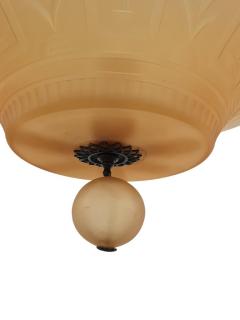 Simon Gate Art Deco Pendant by Simon Gate or Edward Hald Swedish Grace Orrefors 1920 30s - 3944940