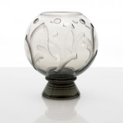 Simon Gate SWEDISH ART DECO ETCHED GLASS VASE BY SIMON GATE ORREFORS Scandinavian Modern - 2426773