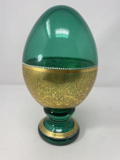 Simone Cenedese Faberge Style Murano Glass Egg - 2604231