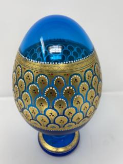 Simone Cenedese One of a Kind Murano Glass Faberge Style Egg - 2600939