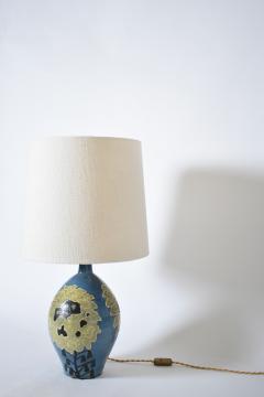 Simonot ceramic lamp 1940s  - 4684433