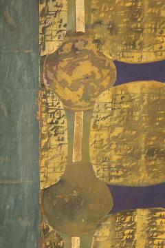 Simrel Achenbach You Are Gouache on Wood circa 1993 - 1067817