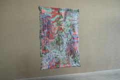 Sina Dyks Sina Dyks Contemporary Art Tapestry Absorbed Jungle 220 x 175 cm - 4468112