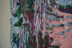 Sina Dyks Sina Dyks Contemporary Art Tapestry Absorbed Jungle 220 x 175 cm - 4468124