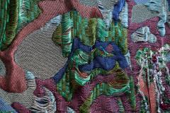 Sina Dyks Sina Dyks Contemporary Art Tapestry Absorbed Jungle 220 x 175 cm - 4468127