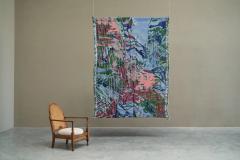 Sina Dyks Sina Dyks Contemporary Art Tapestry Absorbed Jungle 220 x 175 cm - 4468131