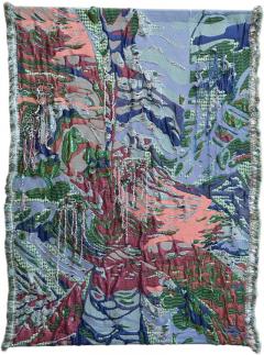 Sina Dyks Sina Dyks Contemporary Art Tapestry Absorbed Jungle 220 x 175 cm - 4469399