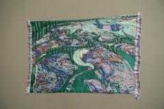 Sina Dyks Sina Dyks Contemporary Art Tapestry Dwindled Scenery 175 x 120 cm - 4468186