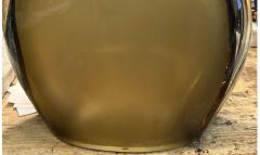 Single Artisan Murano Sommerso Glass and Brushed Brass Table Lamp - 4190919