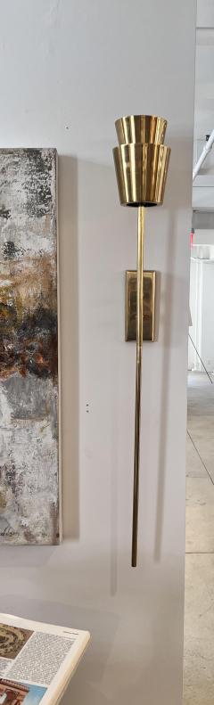Single Brass Wall Sconce - 4268966