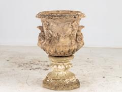 Single Buff Terracotta Scottish Urn Planter 19th century - 3862856