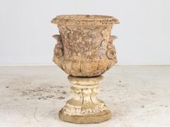 Single Buff Terracotta Scottish Urn Planter 19th century - 3862857