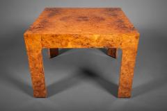 Single Burl Wood Side Table - 1731216