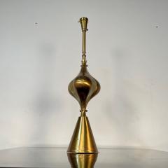Single Hollywood Regency Style Brass Table Desk Lamp - 4226519