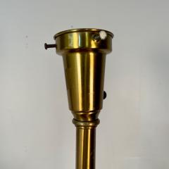 Single Hollywood Regency Style Brass Table Desk Lamp - 4226521
