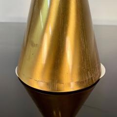 Single Hollywood Regency Style Brass Table Desk Lamp - 4226524