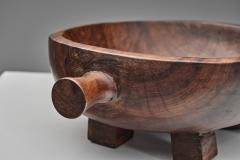 Single Trunk Wooden Accent Tray Africa 1950s - 4646887