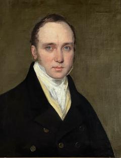 Sir Henry Raeburn Portrait of a Gentleman with Piercing Blue Eyes School of Raeburn circa 1820 - 3252403