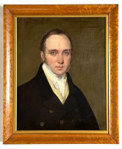 Sir Henry Raeburn Portrait of a Gentleman with Piercing Blue Eyes School of Raeburn circa 1820 - 3252409