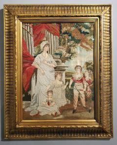 Sir John Hoppner Silk and Wool Large Portrait of Mother Her Children After John Hoppner - 1614701