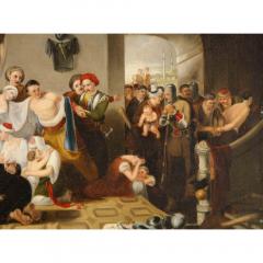 Sir William Allan British 1782 1850 Circassian Captives Oil Board Painting - 1317463