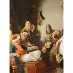 Sir William Allan British 1782 1850 Circassian Captives Oil Board Painting - 1317465