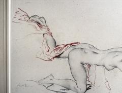 Sir William Russell Flint Sensuous Reclining Nude Original Work on Paper Signed  - 4722985