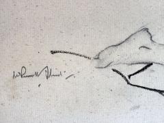 Sir William Russell Flint Sensuous Reclining Nude Original Work on Paper Signed  - 4722989