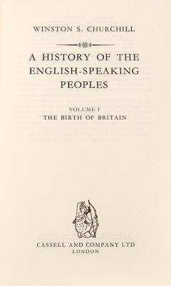 Sir Winston S Churchill A History of the English Speaking Peoples by Winston Churchill - 4117146