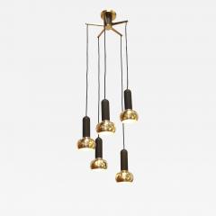 Sische Simon and Schelle Mid Century Modern Brass Pendant By Sische - 1342694