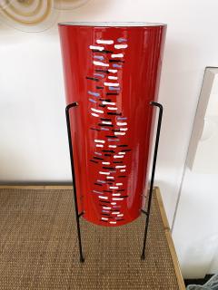 Siva Poggibonsi Mid Century Enamel Metal Lamp by Poggibonsi Italy 1960s - 2475278