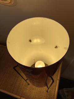 Siva Poggibonsi Mid Century Enamel Metal Lamp by Poggibonsi Italy 1960s - 2475284