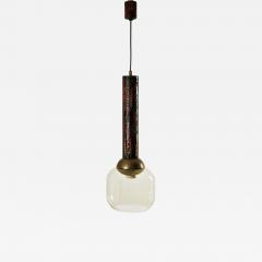 Siva Poggibonsi Pendent in Enamelled Metal and Glass - 2846118