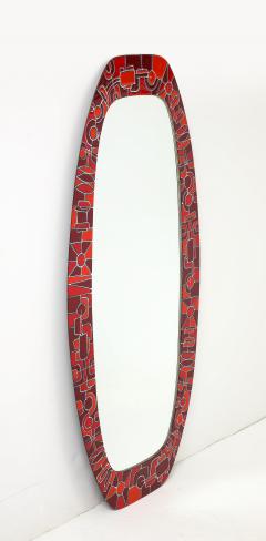 Siva Poggibonsi Siva Poggibonsi 1960s Enamel Wall Italian Mirror - 4376044