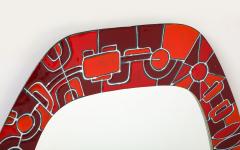 Siva Poggibonsi Siva Poggibonsi 1960s Enamel Wall Italian Mirror - 4376049