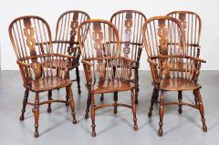 Six 19th c Windsor Armchairs - 3339378