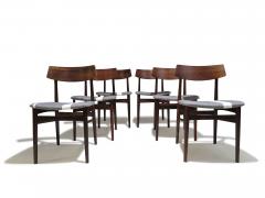 Six 6 Restored Mid Century Danish Rosewood Dining Chairs 1955 - 4314769