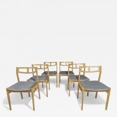 Six 6 White Oak Mid century Danish Dining Chairs - 4277038
