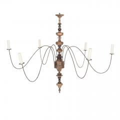 Six Arm Italian Chandelier - 3415857