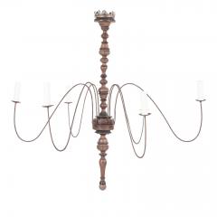 Six Arm Italian Chandelier - 4471822