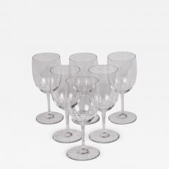 Six Baccarat Perfection White Wine Water Glasses - 1161882