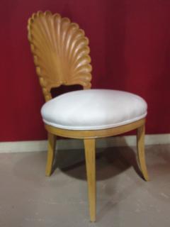 Six Italian Decorative Venetian Shell Back Dining Chairs - 445424